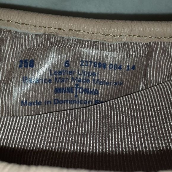 Minnetonka Anna Ballet Flats‎ Shoes Blush Size 6 - Picture 10 of 12